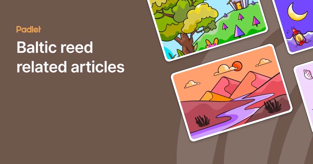 Baltic reed related articles