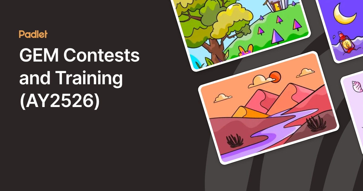 GEM Contests and Training (AY2526)