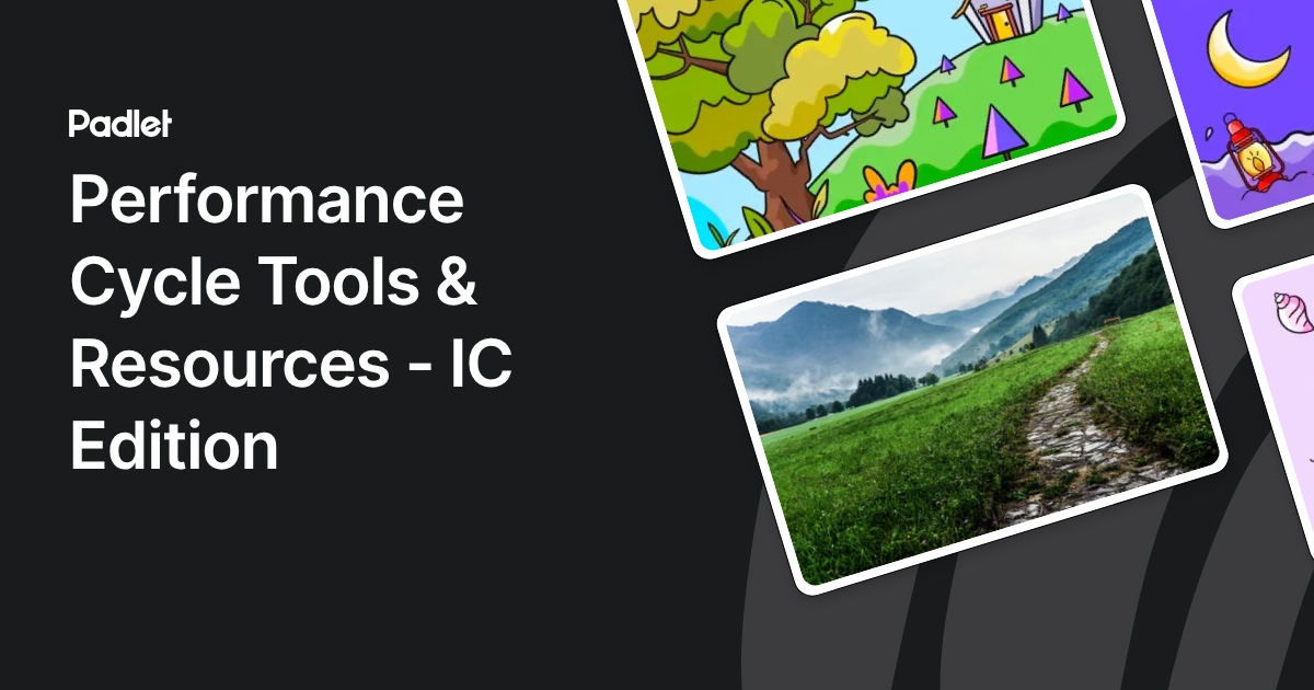 Performance Cycle Tools & Resources - IC Edition