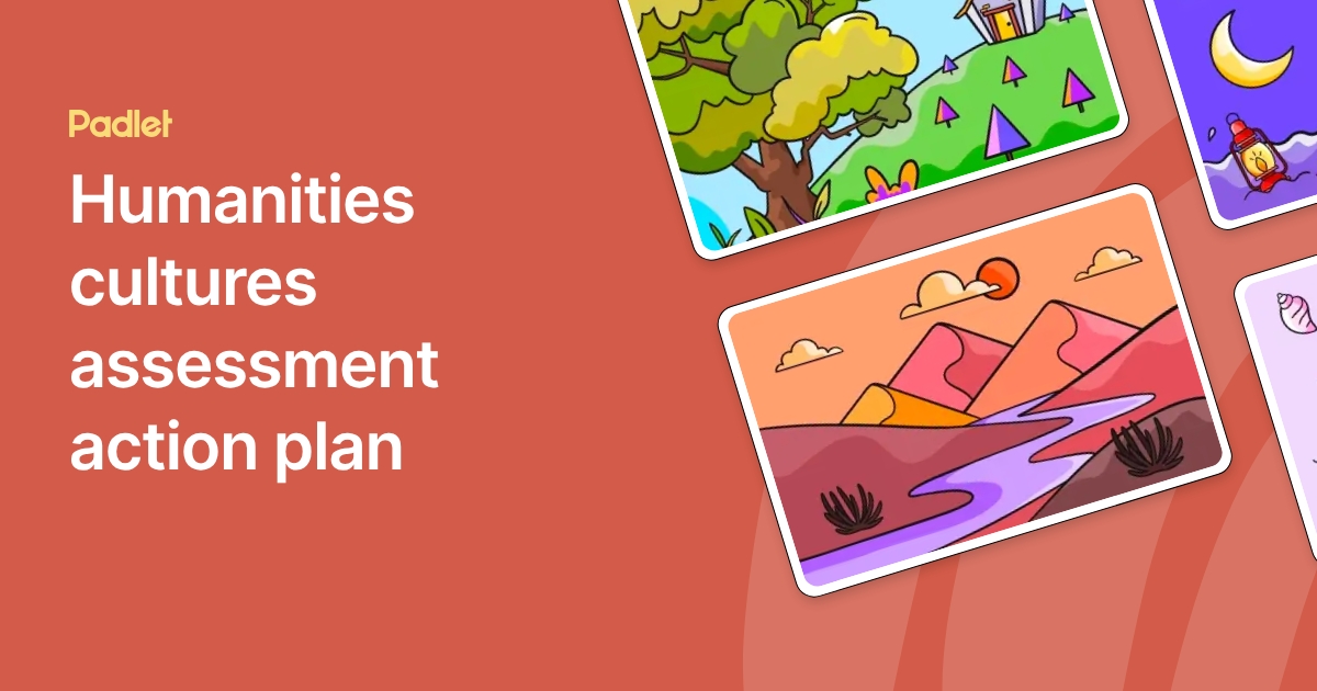 Humanities cultures assessment action plan