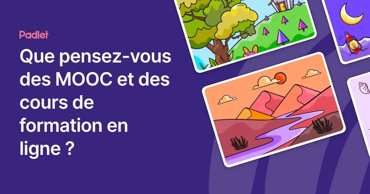 Que pensez-vous des MOOC et des cours de formation en ligne
