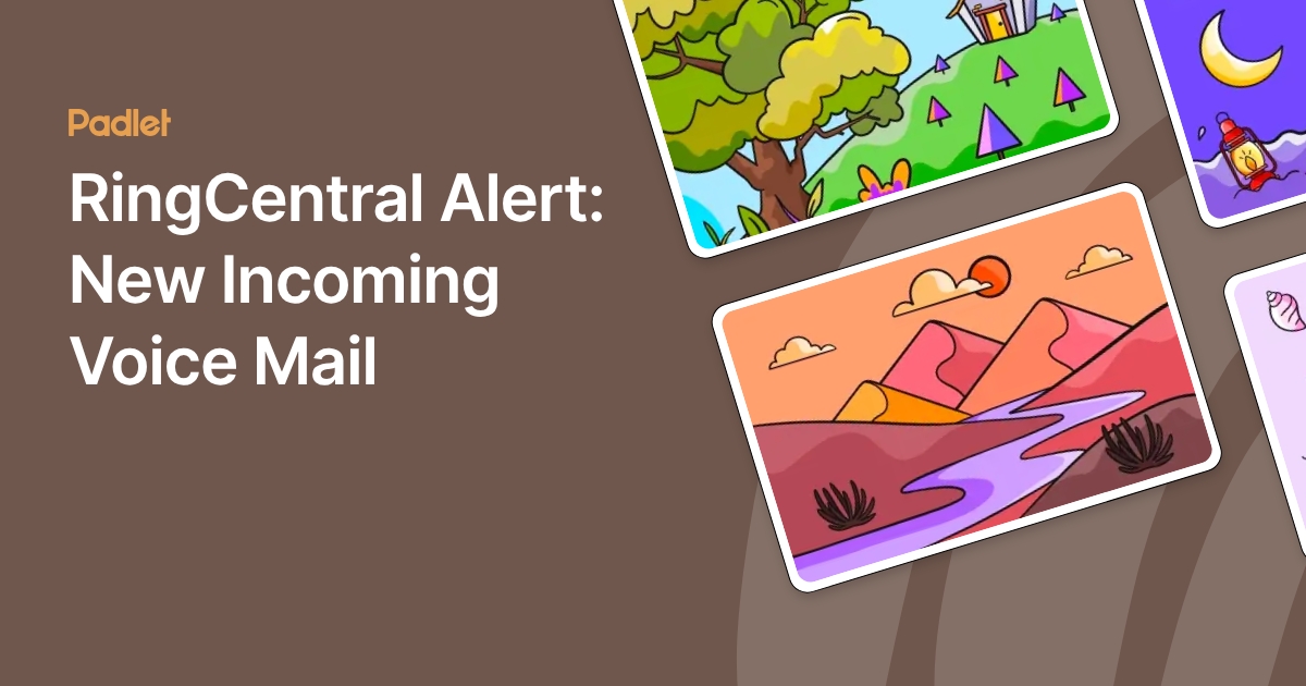 RingCentral Alert: New Incoming Voice Mail