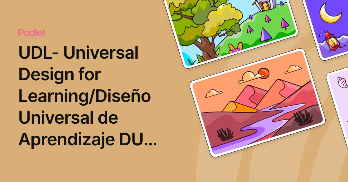 UDL- Universal Design for Learning/Diseño Universal de Aprendizaje DUA ...