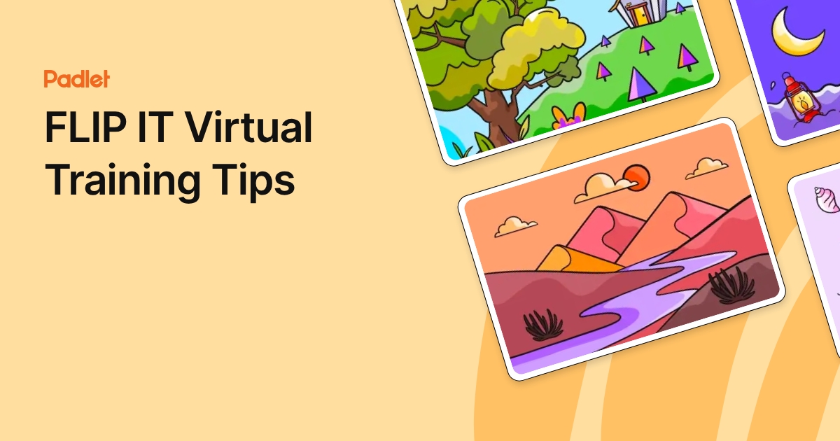 FLIP IT Virtual Training Tips