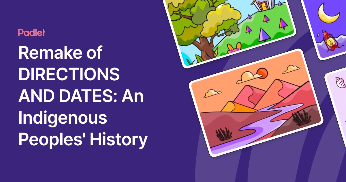 Remake of DIRECTIONS AND DATES: An Indigenous Peoples' History