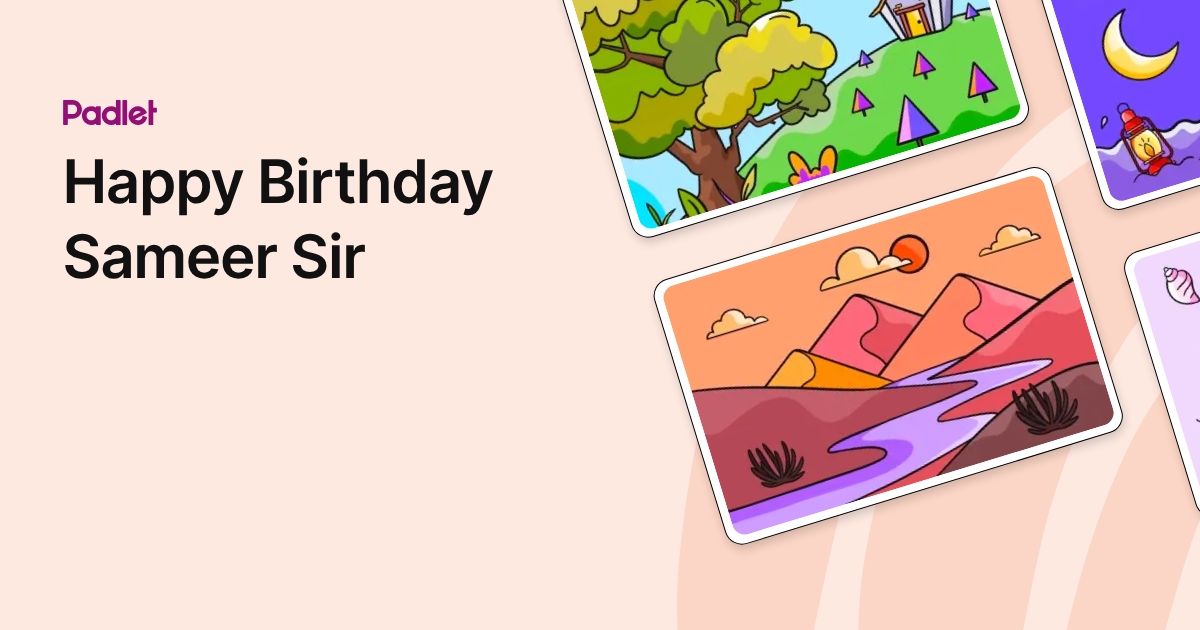 Happy Birthday Sameer Sir