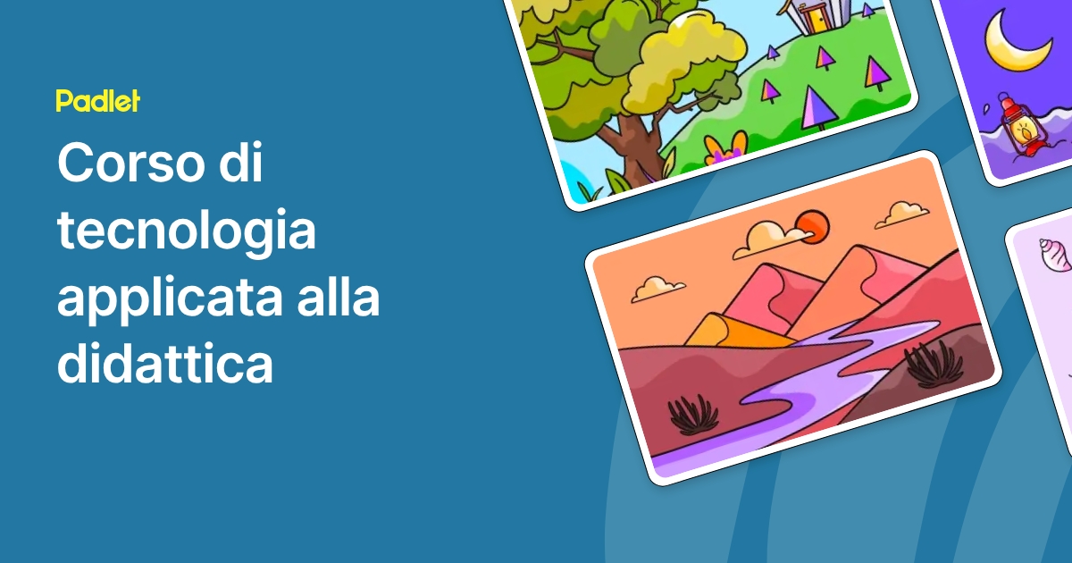 Corso di tecnologia applicata alla didattica