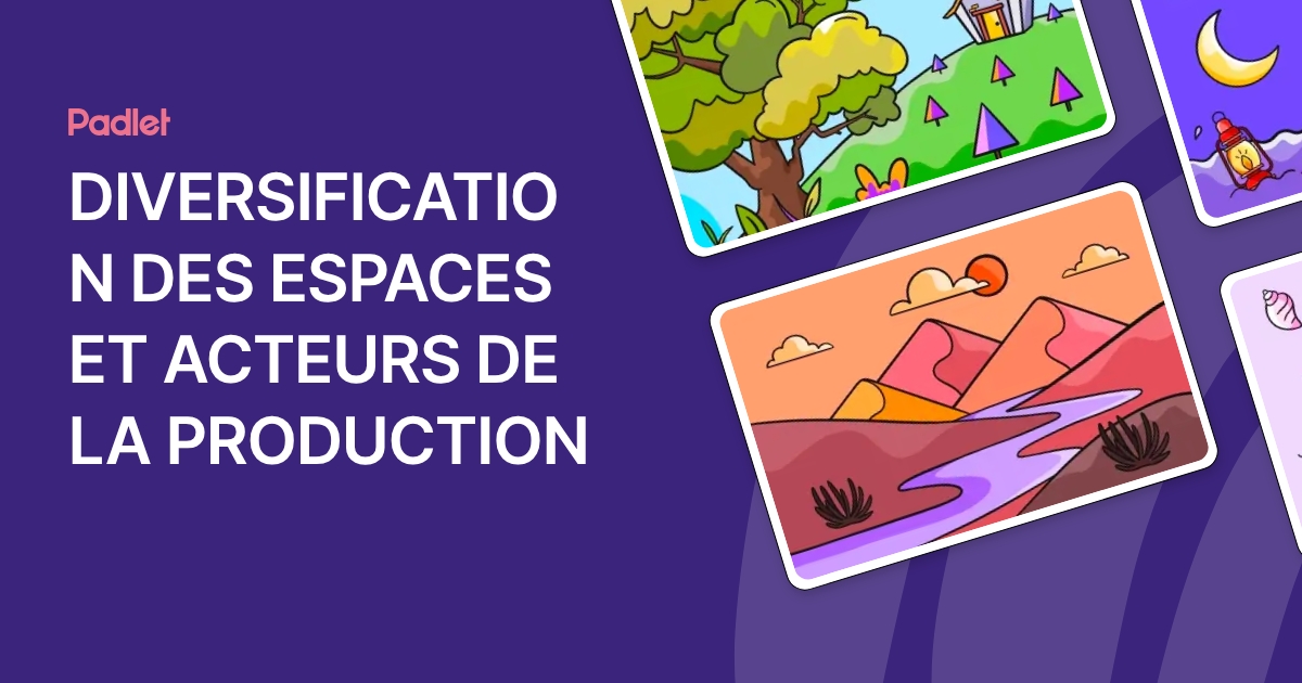 DIVERSIFICATION DES ESPACES ET ACTEURS DE LA PRODUCTION