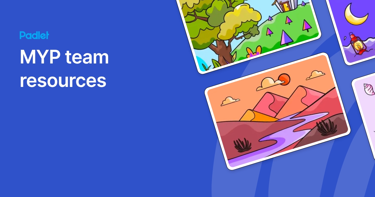 MYP team resources