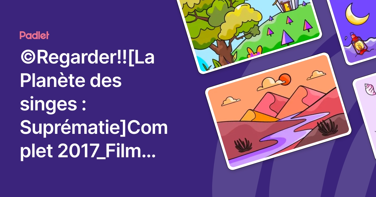 ©Regarder!![La Planète des singes : Suprématie]Complet 2017_Film