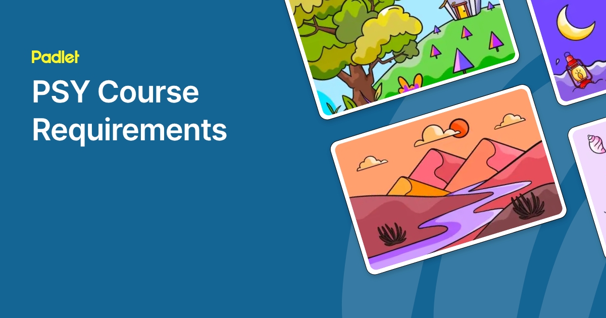 PSY Course Requirements