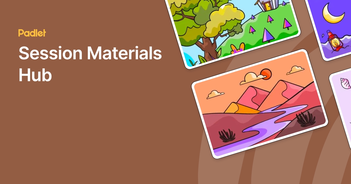 Session Materials Hub
