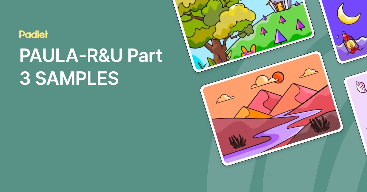 PAULA-R&U Part 3 SAMPLES