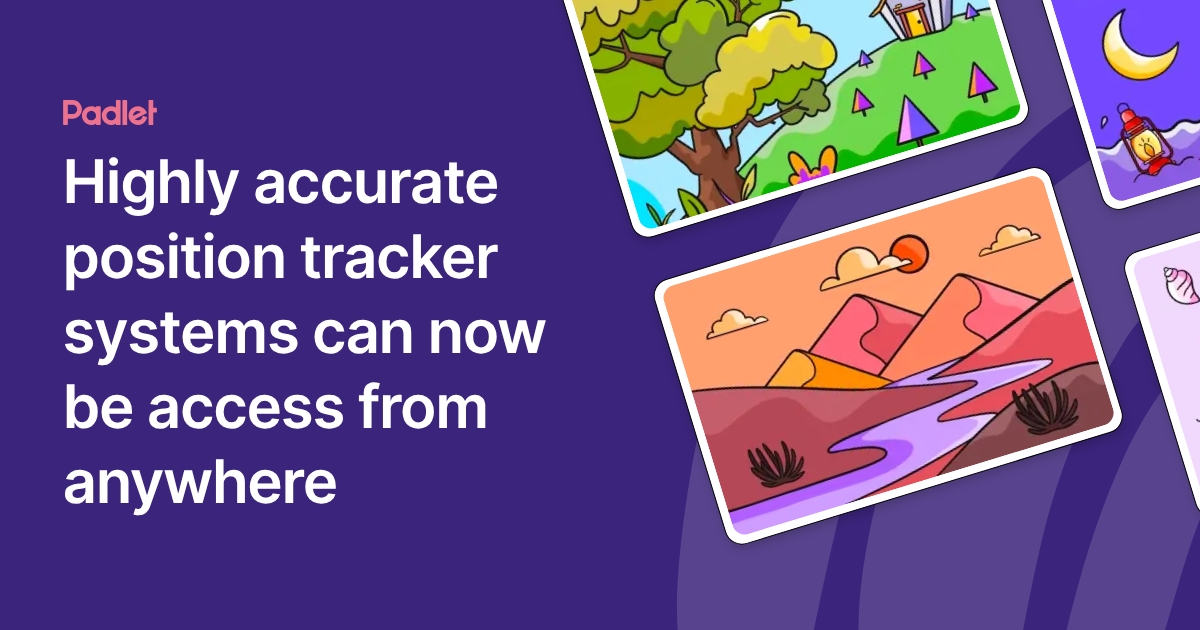 Highly accurate position tracker systems can now be access from anywhere