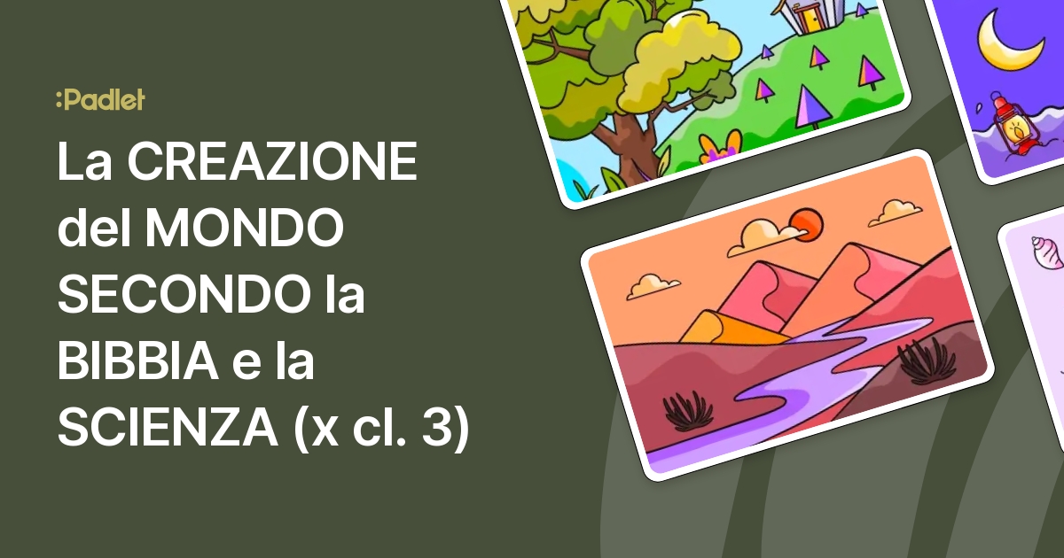La CREAZIONE Del MONDO SECONDO La BIBBIA E La SCIENZA x Cl 3 la-creazione-del-mondo-secondo-la-bibbia-e-la-scienza-x-cl-3