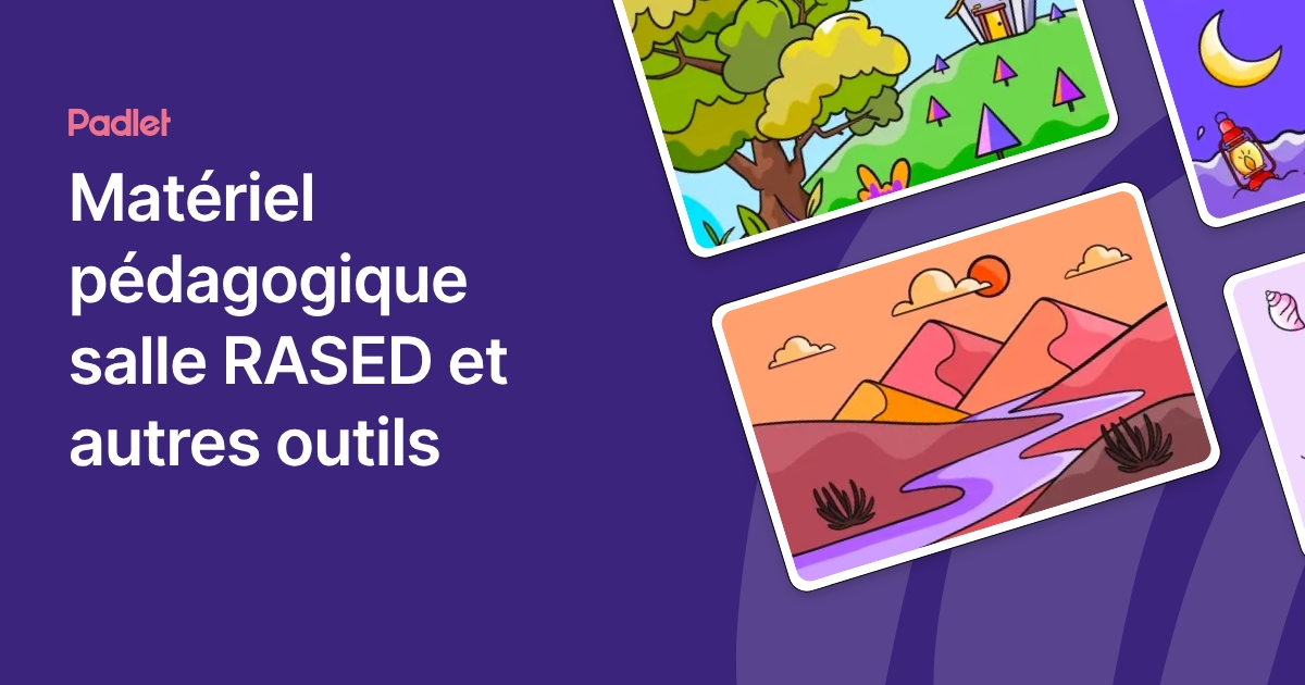 Matériel pédagogique salle RASED et autres outils