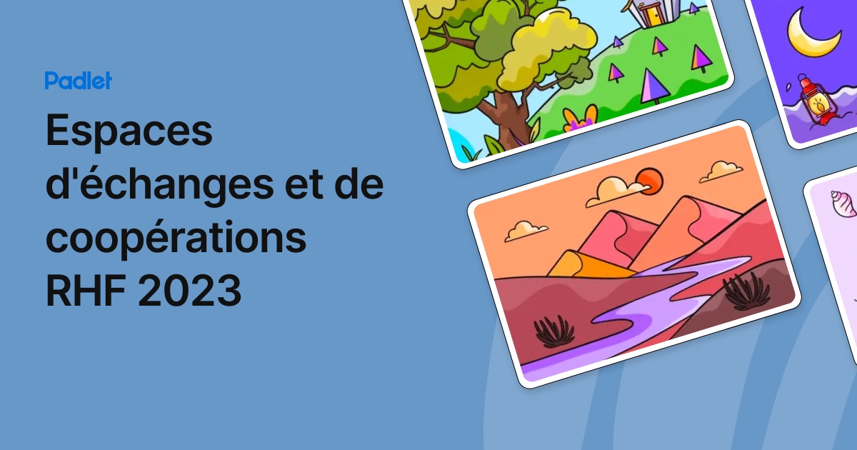Espaces d'échanges et de coopérations RHF 2023