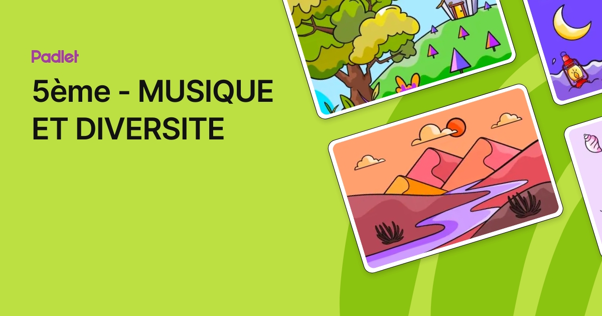 5ème - MUSIQUE ET DIVERSITE