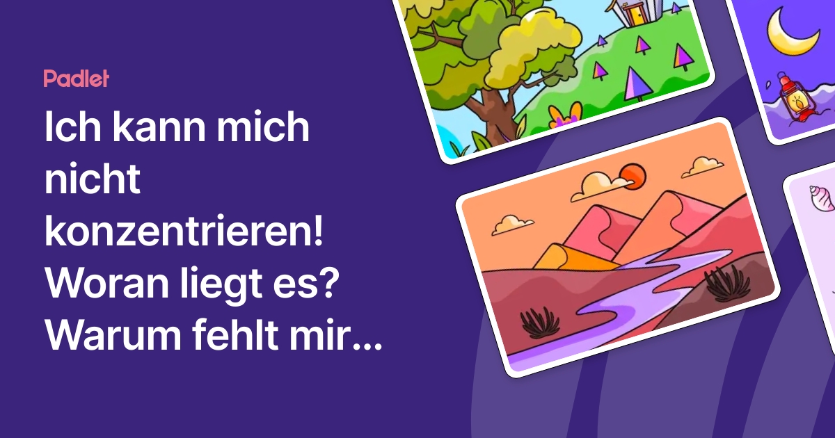Warum Kann Ich Mich Nicht Konzentrieren