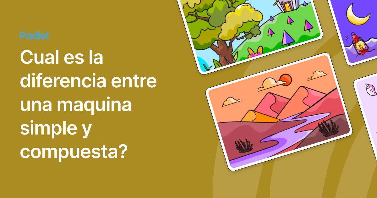 Cual es la diferencia entre una maquina simple y compuesta?