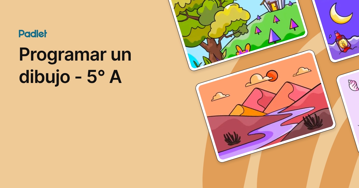 Programar un dibujo - 5° A