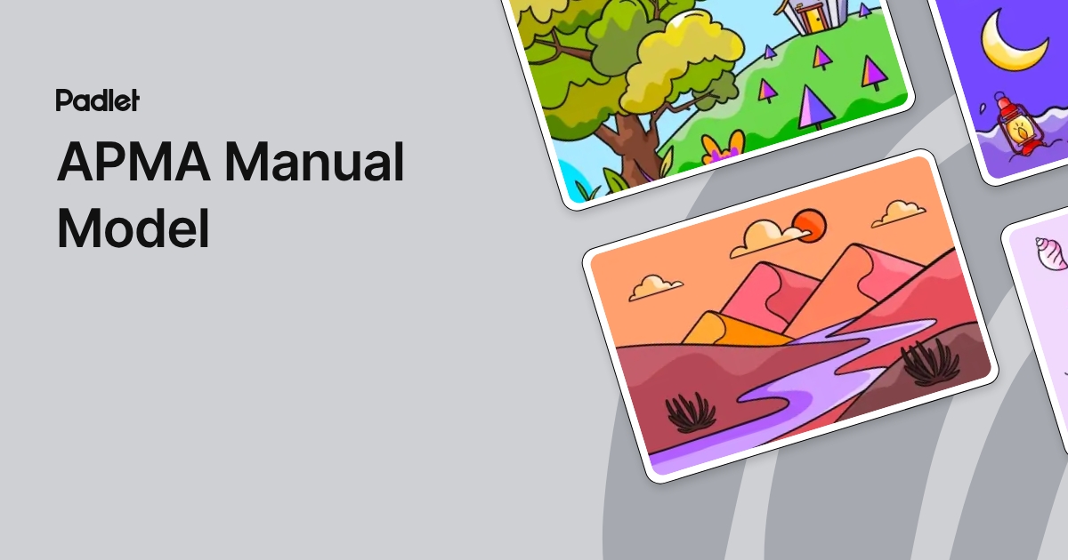 APMA Manual Model