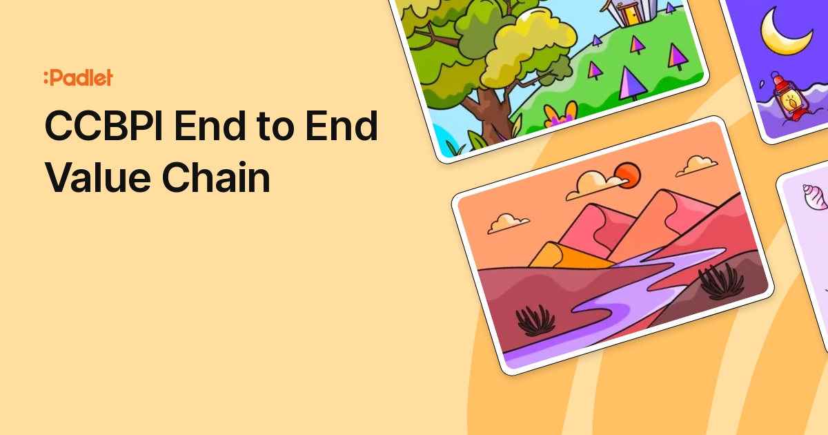 CCBPI End to End Value Chain