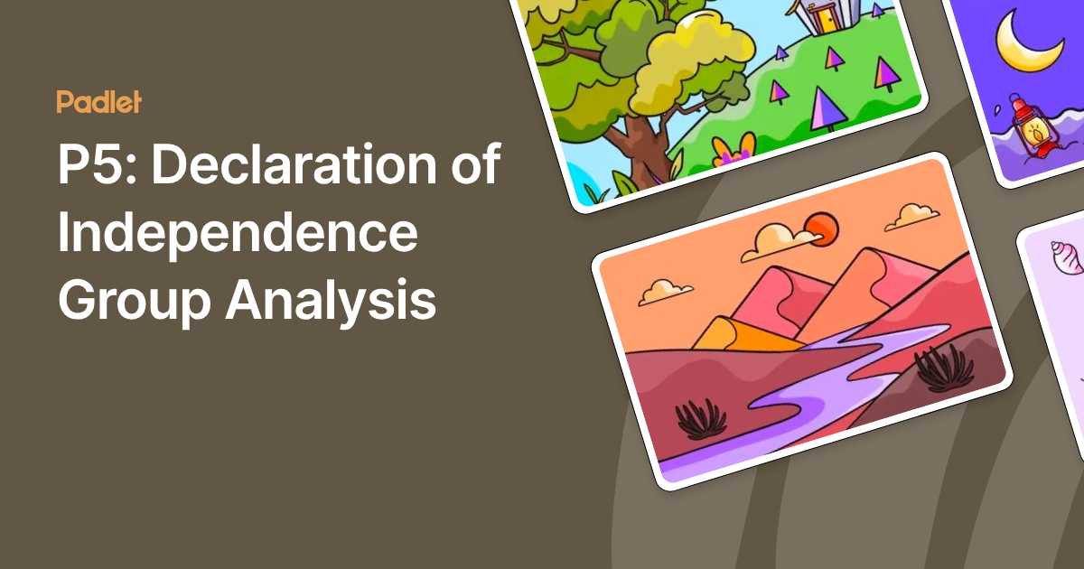 Declaration of Independence Group Analysis