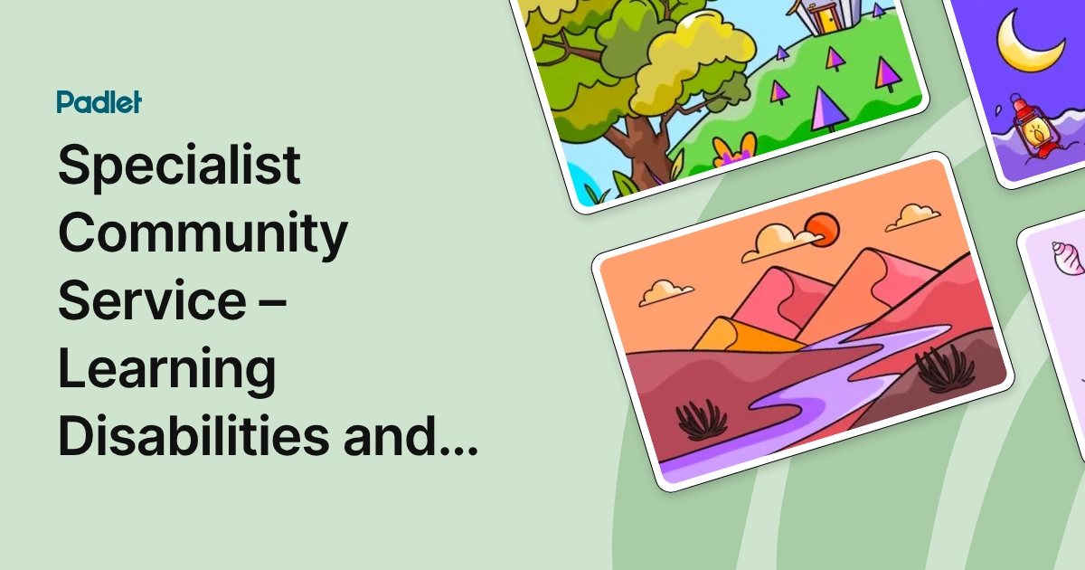 Specialist Community Service – Learning Disabilities and Autism