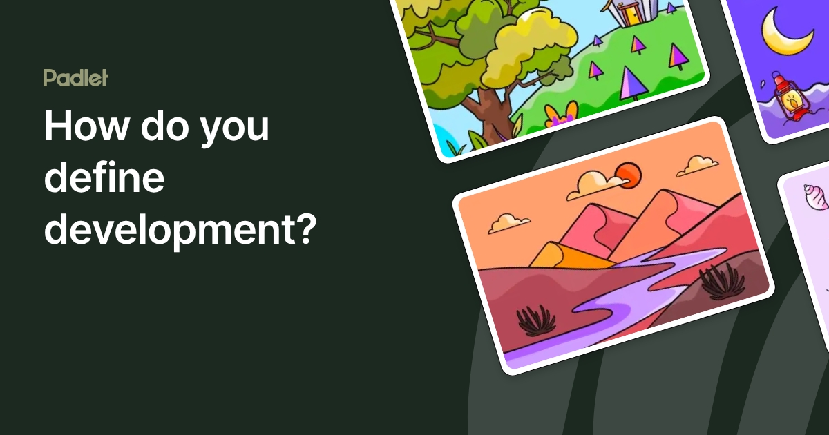 How do you define development?