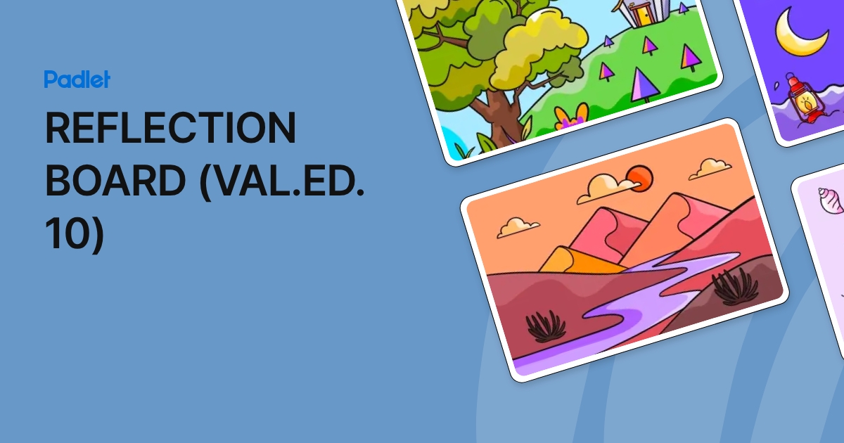 REFLECTION BOARD (VAL.ED. 10)