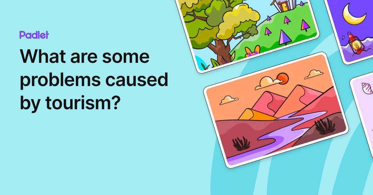 What are some problems caused by tourism?