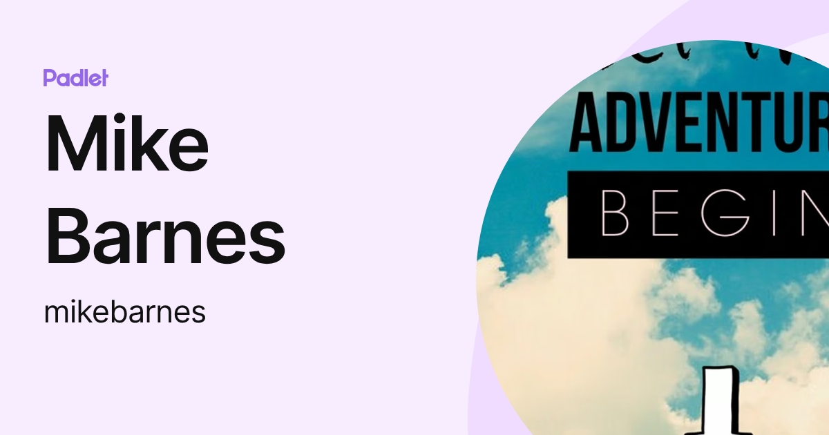 Mike Barnes (mikebarnes) profile | Padlet