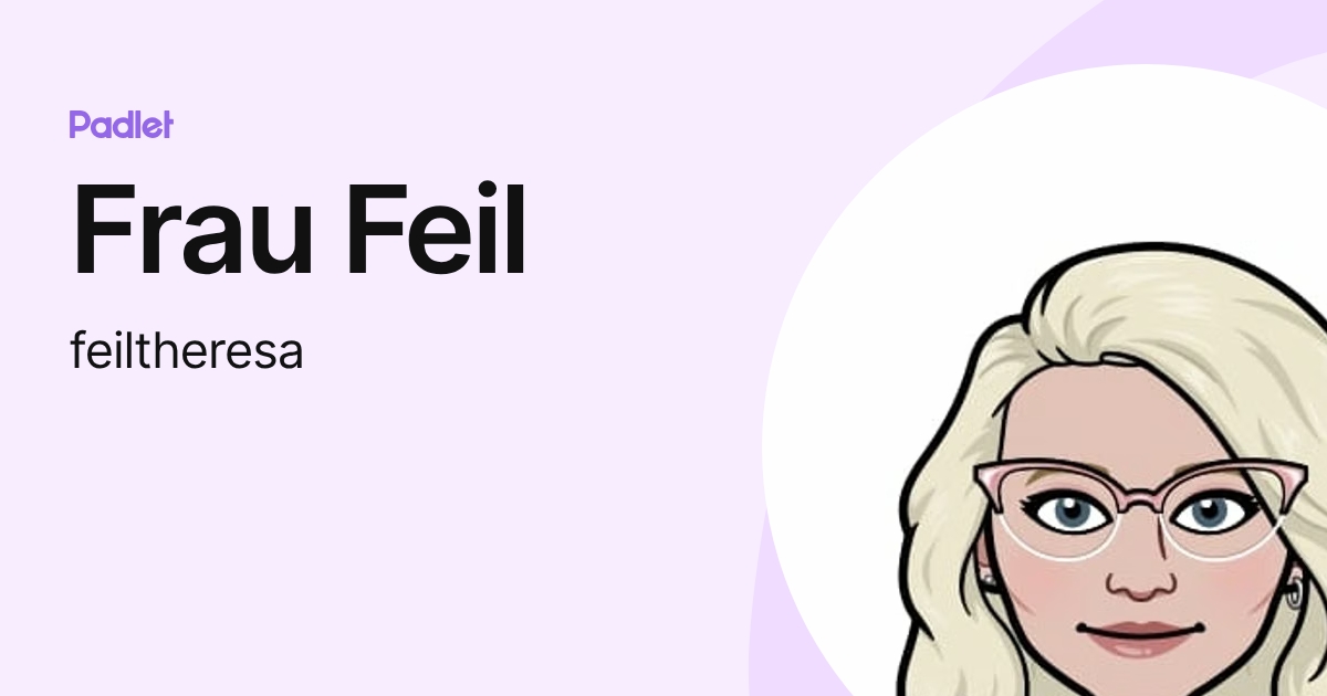 Frau Feil (feiltheresa) profile | Padlet