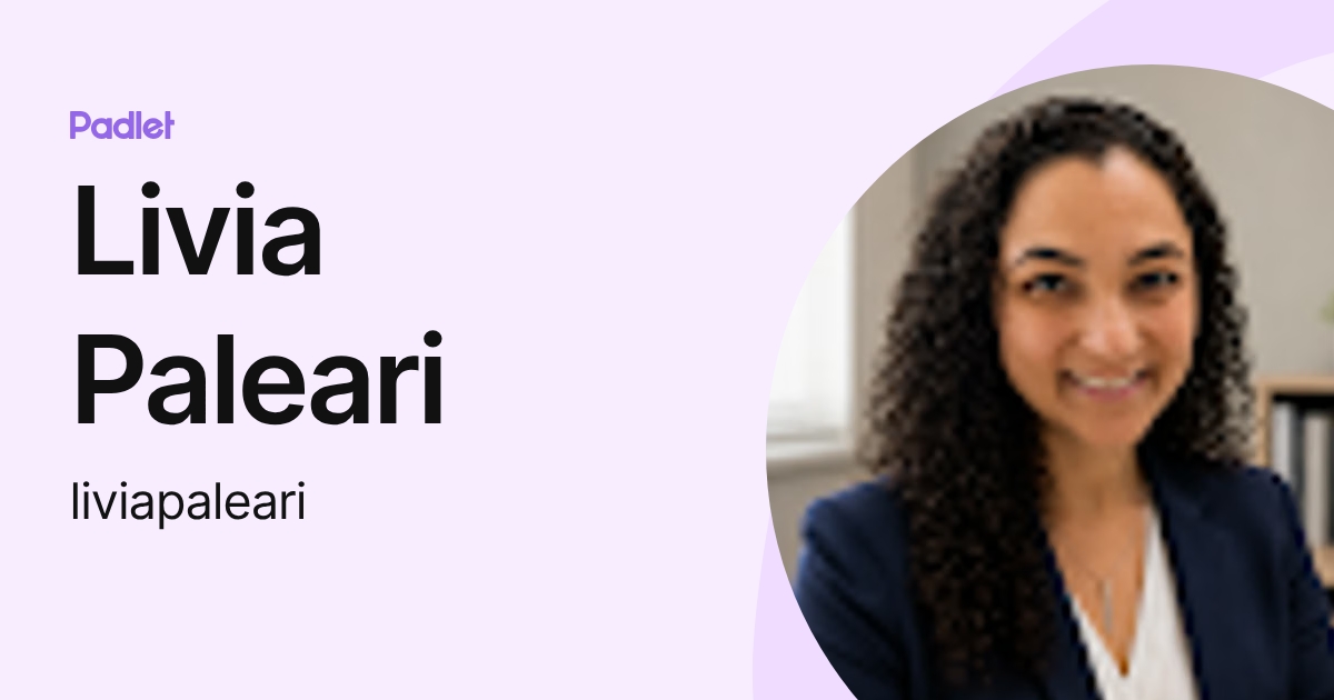 Livia Paleari (liviapaleari) profile | Padlet