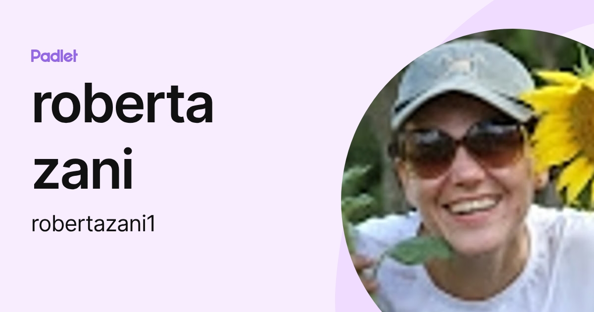 roberta zani (robertazani1) profile | Padlet