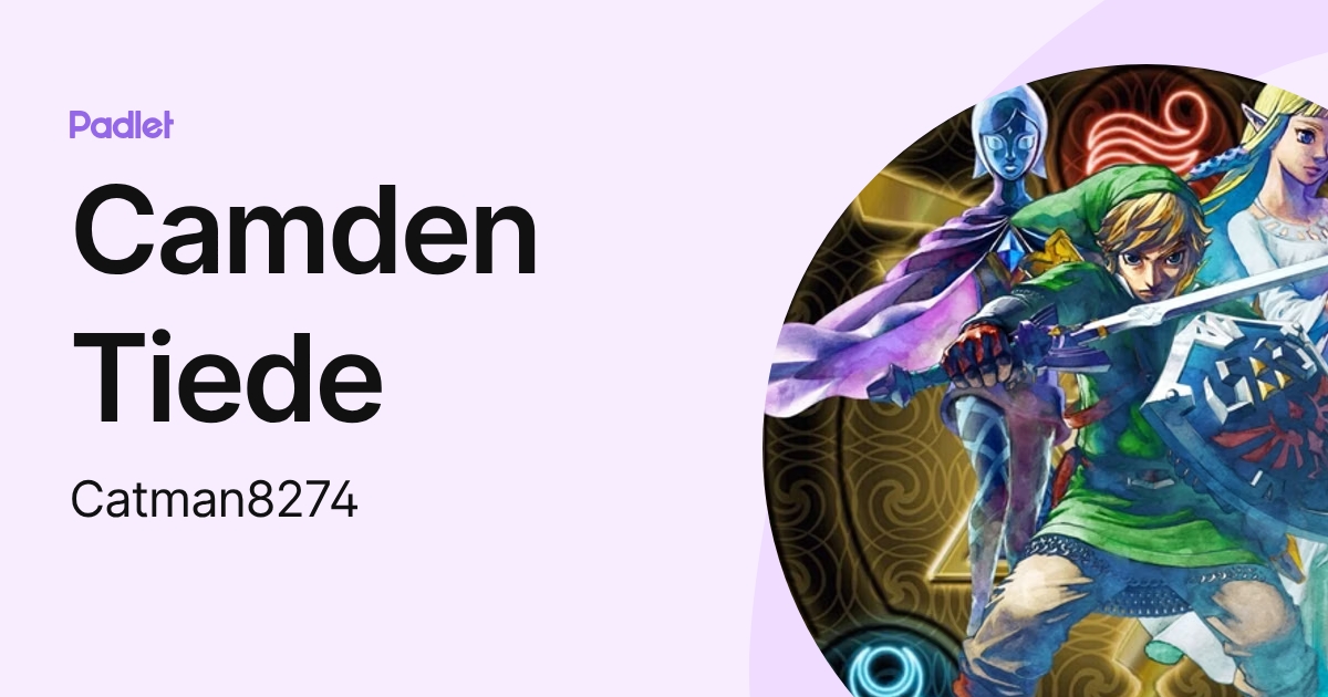 Camden Tiede (Catman8274) profile | Padlet