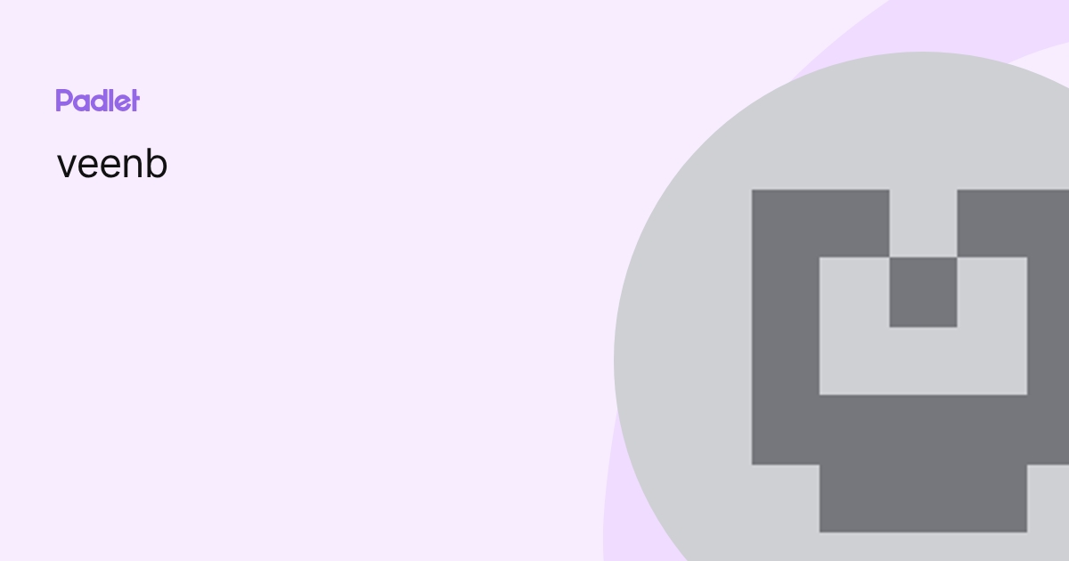 veenb profile | Padlet