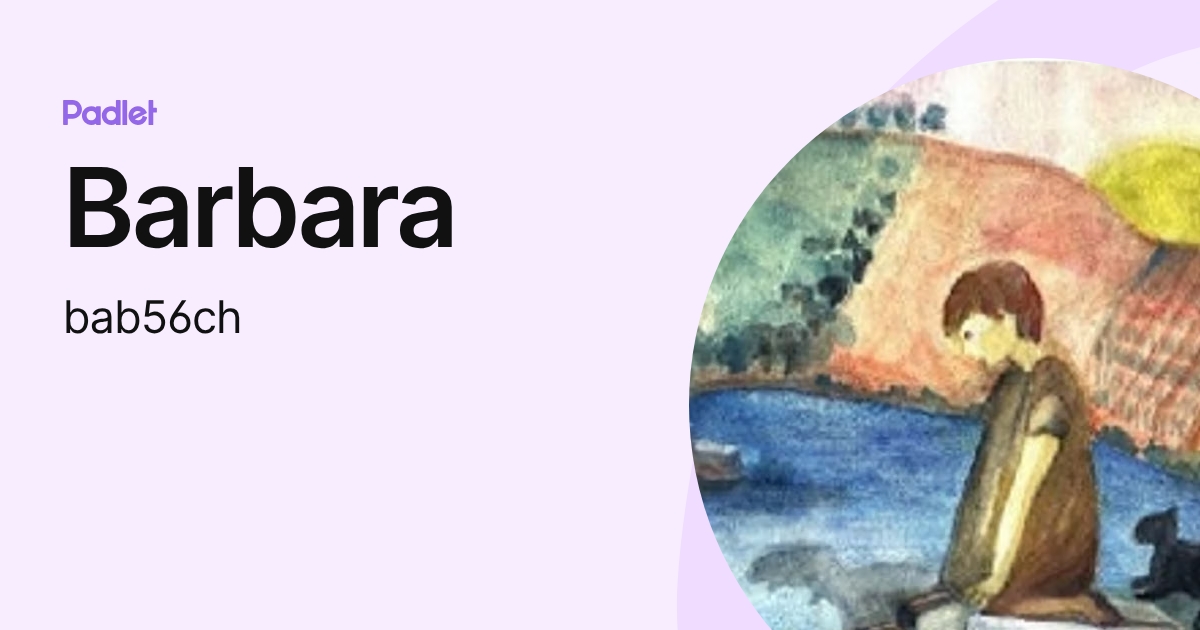 Barbara (bab56ch) profile | Padlet