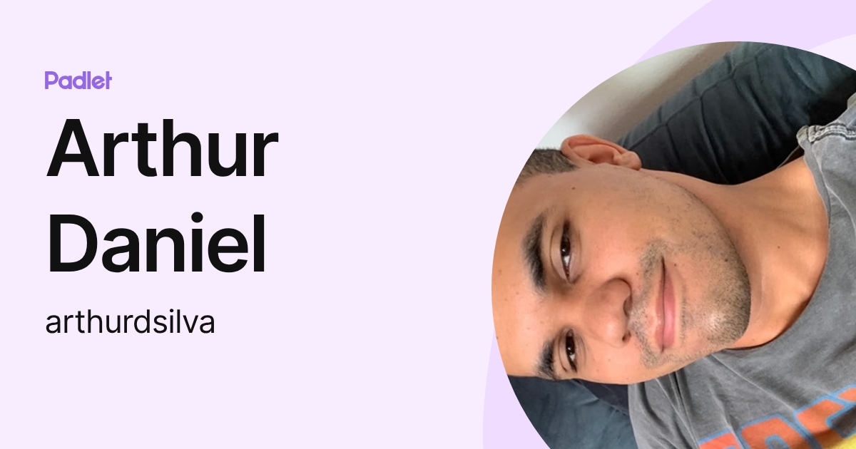 Daniel Arthur Rudd Arthur Daniel (arthurdsilva) profile | Padlet