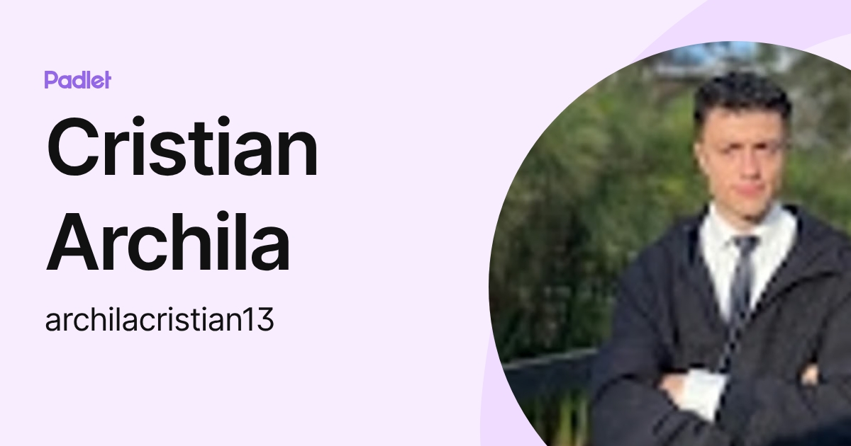 Cristian Archila (archilacristian13) profile | Padlet