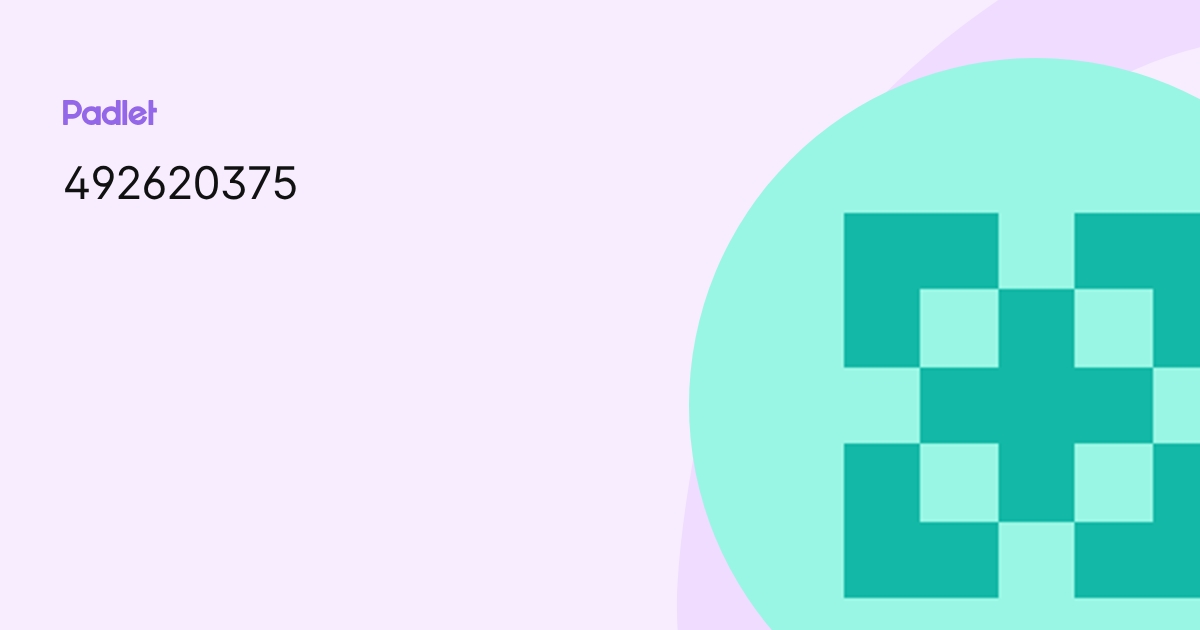 492620375 profile | Padlet