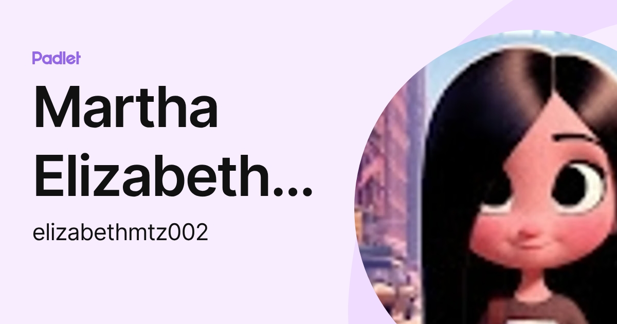Martha Elizabeth Hernandez Martinez (elizabethmtz002) profile | Padlet