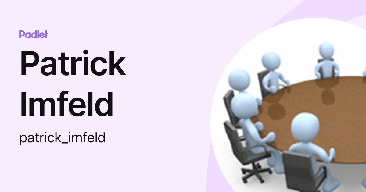Patrick Imfeld (patrick_imfeld) profile | Padlet