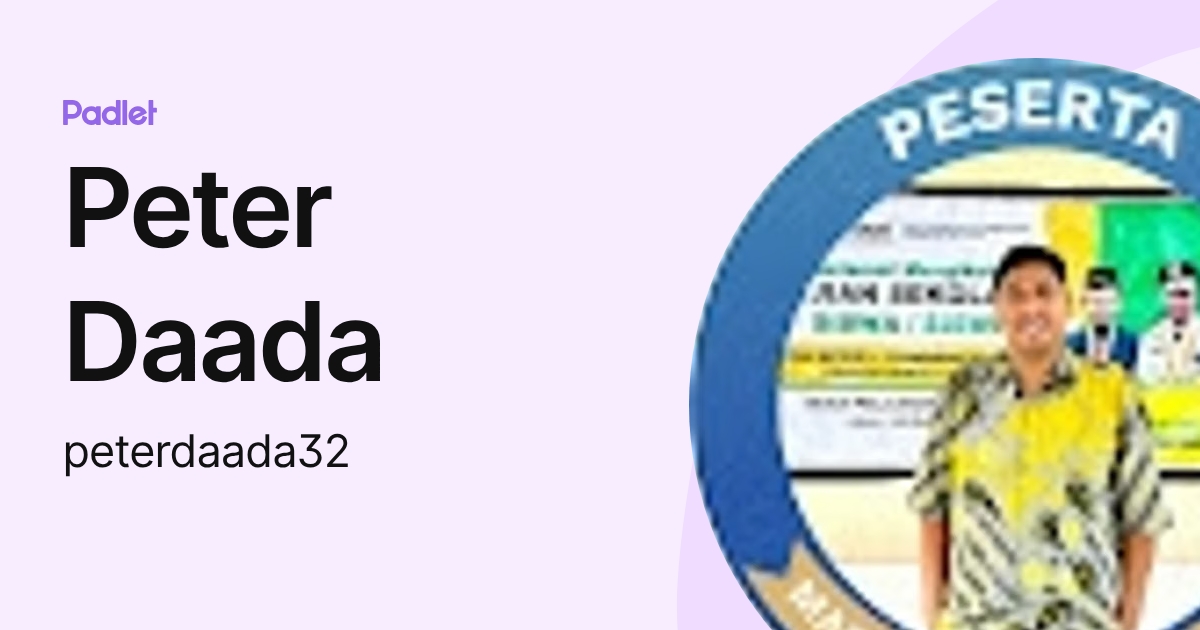 Peter Daada (peterdaada32) profile | Padlet