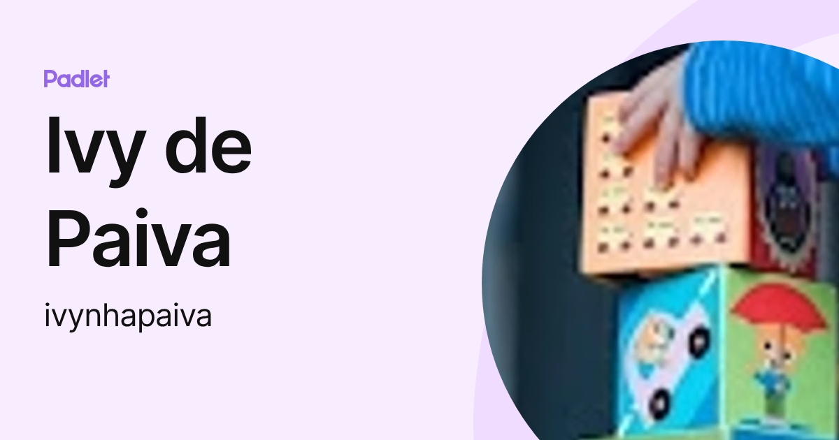 Ivy de Paiva (ivynhapaiva) profile | Padlet