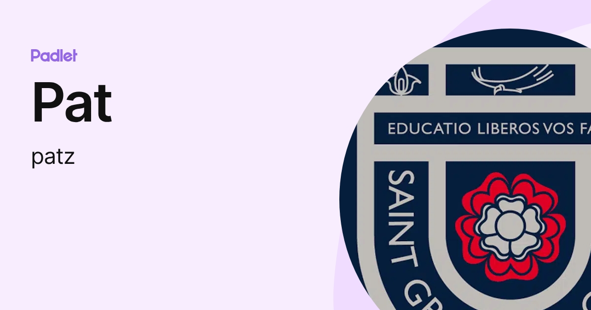 Pat (patz) profile | Padlet