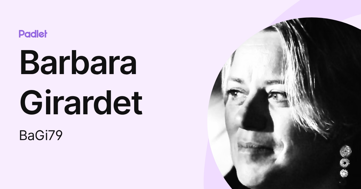 Barbara Girardet (BaGi79) profile | Padlet