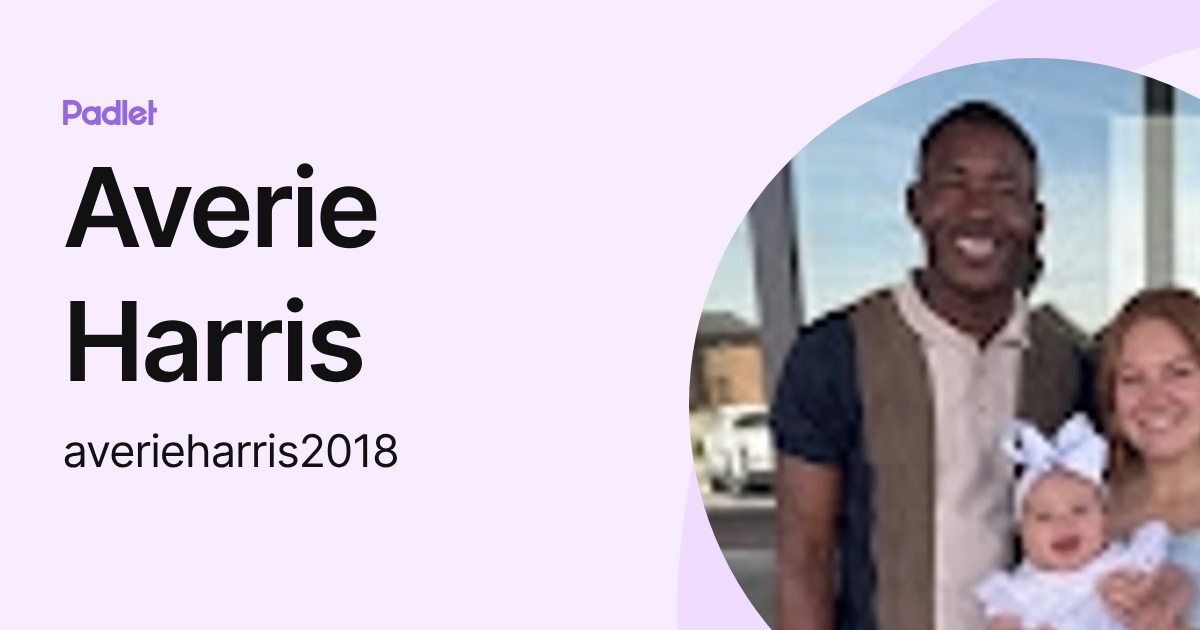 Averie Harris (averieharris2018) profile | Padlet