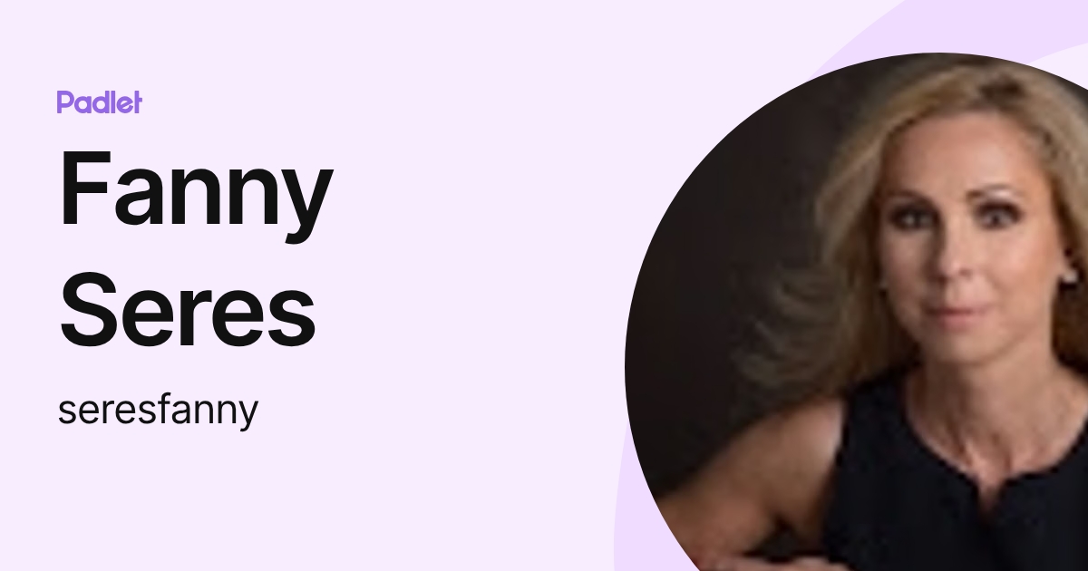 Fanny Seres (seresfanny) profile | Padlet